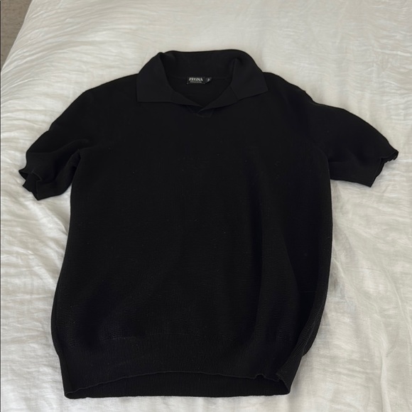 ZEGNA ✨never used✨ Black Polo Shirt for Men - size L - Picture 3 of 7